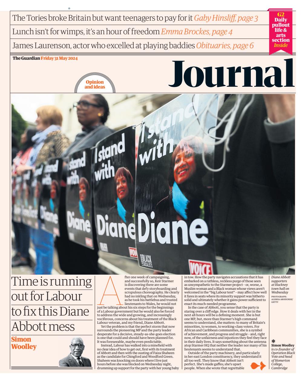 The Guardian Newspaper Preview Pages