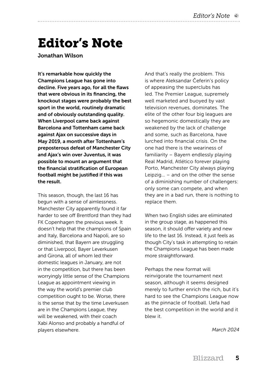 The Blizzard Preview Pages