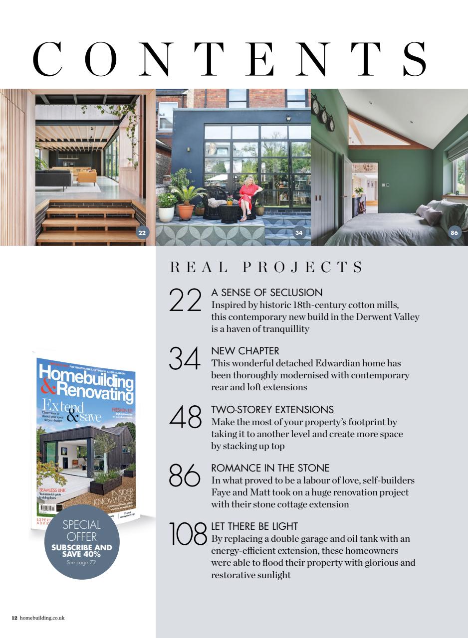 Homebuilding & Renovating Magazine Preview Pages