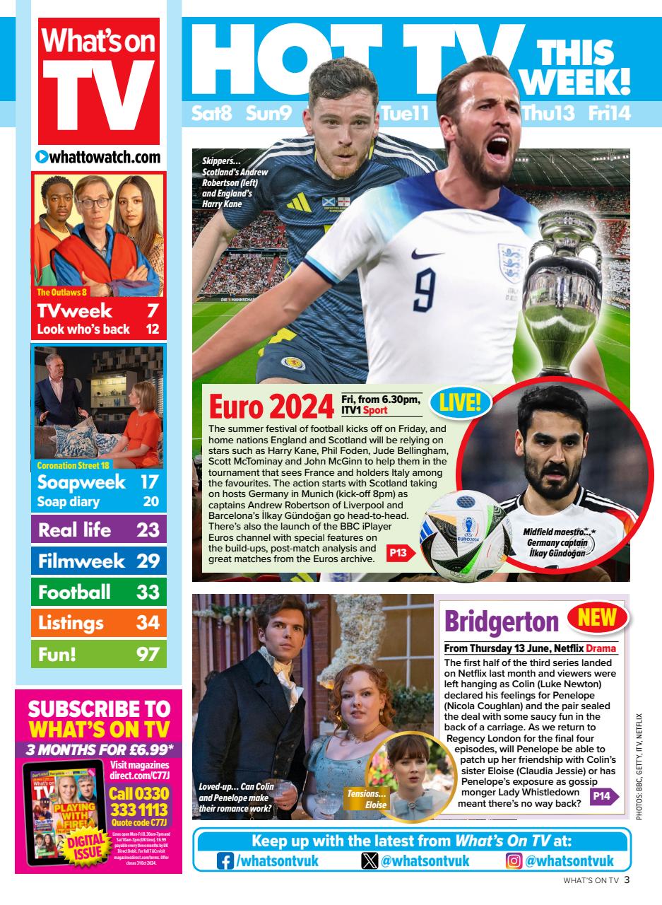 What's on TV Preview Pages