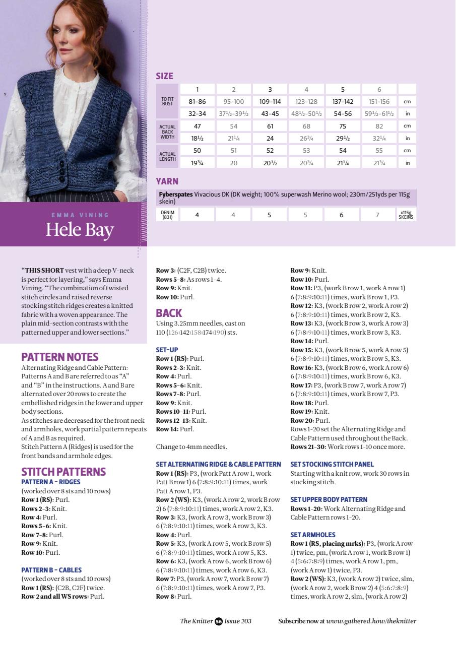 The Knitter Preview Pages