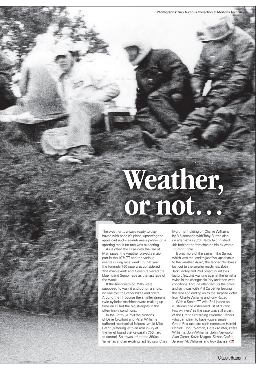 Classic Racer Preview Pages