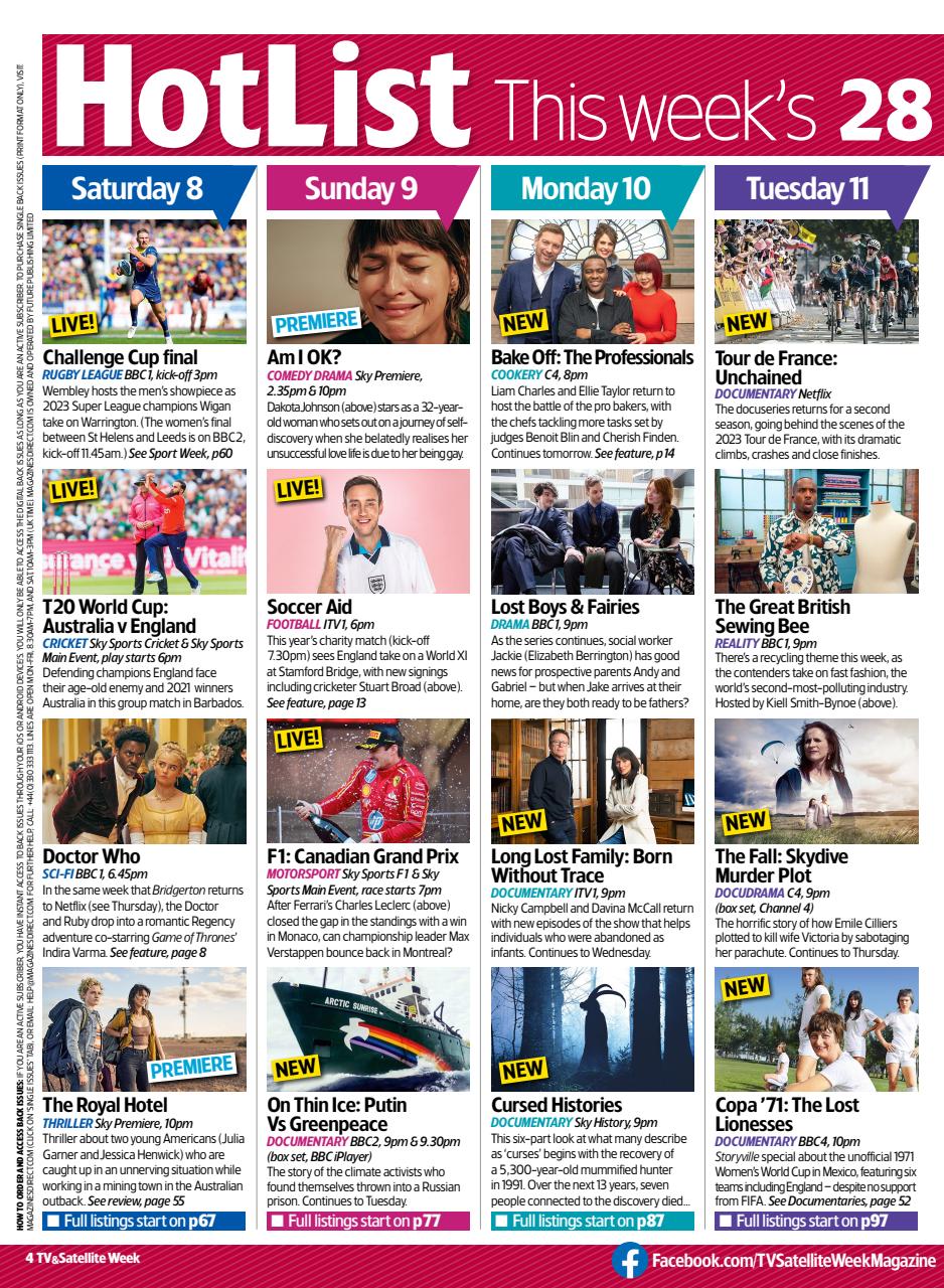 TV & Satellite Week Preview Pages