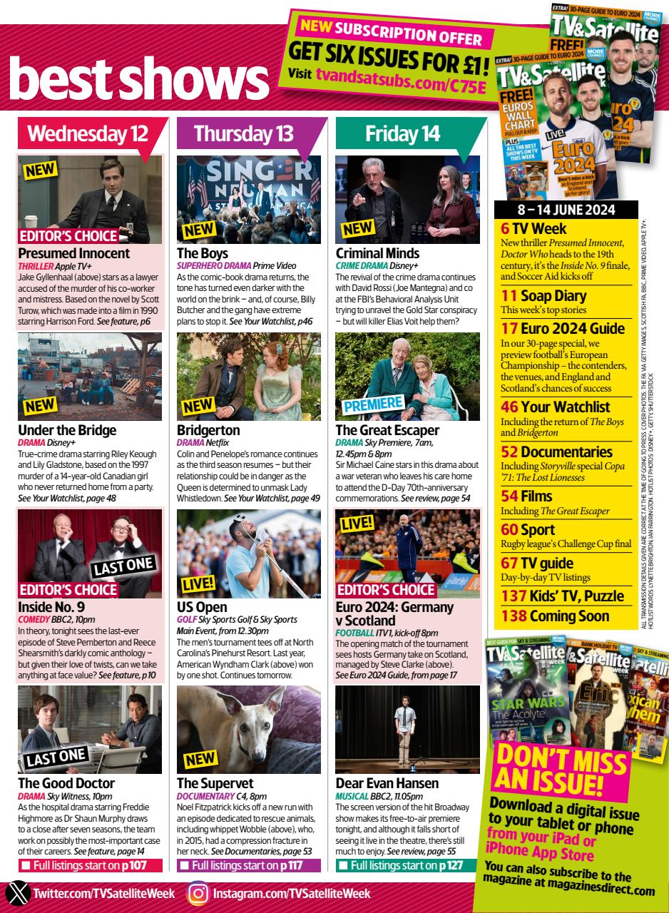 TV & Satellite Week Preview Pages