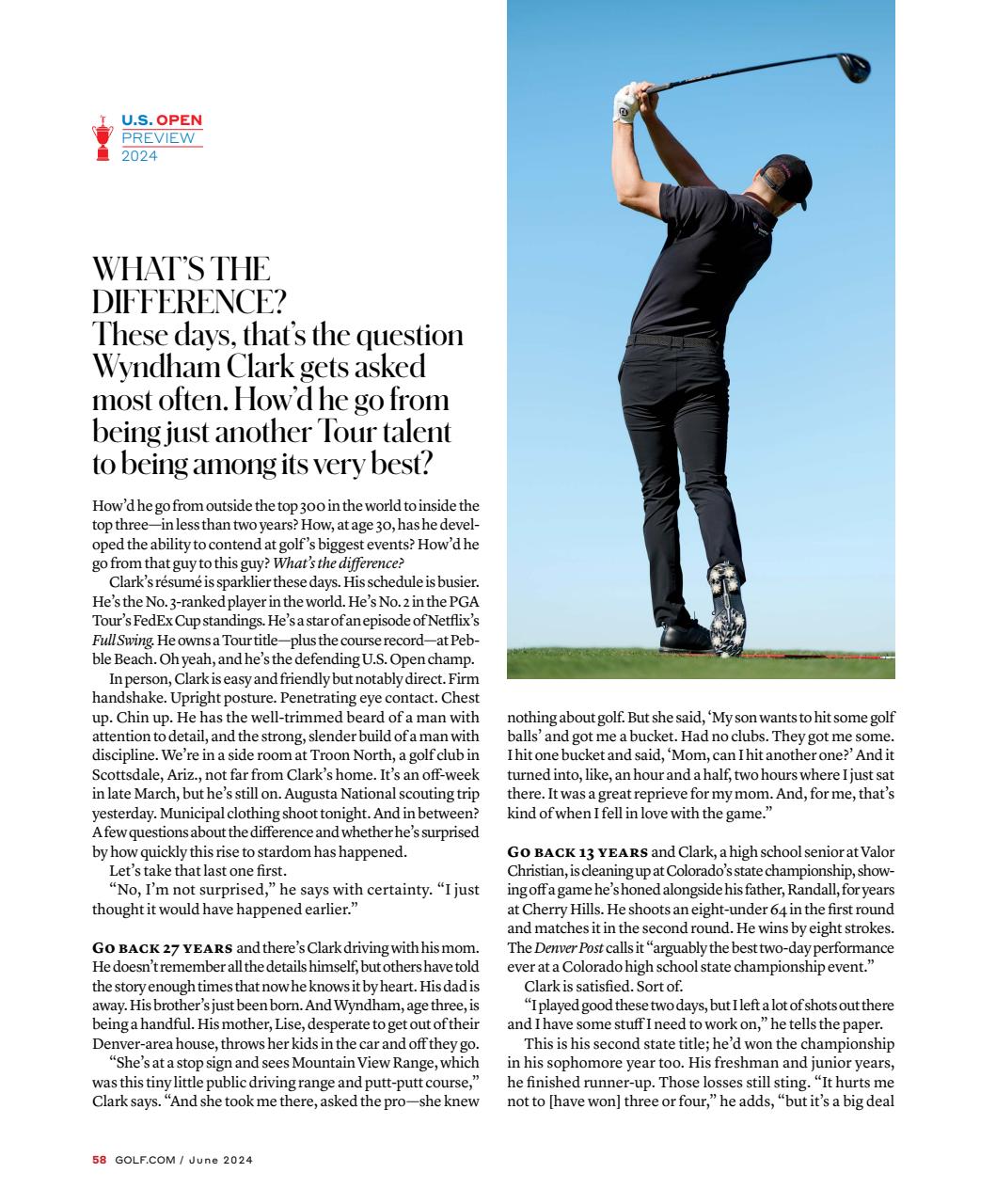 Golf Magazine Preview Pages