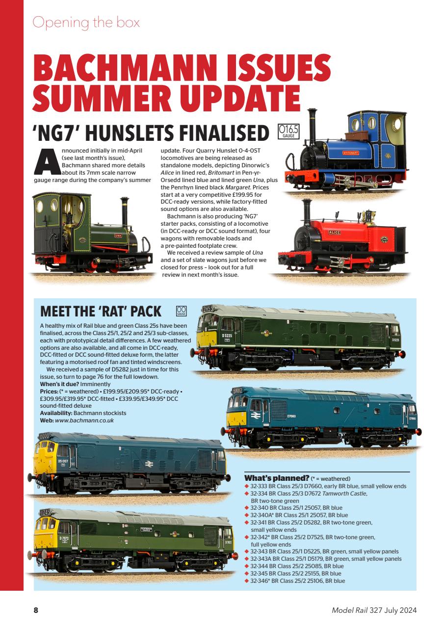Model Rail Preview Pages