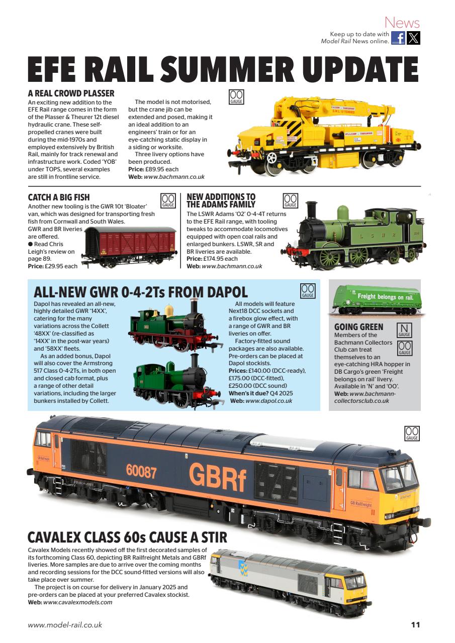 Model Rail Preview Pages