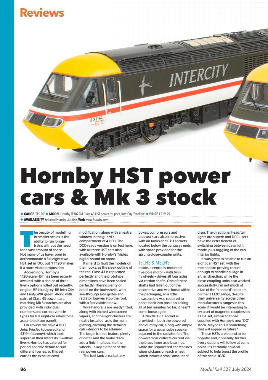 Model Rail Preview Pages