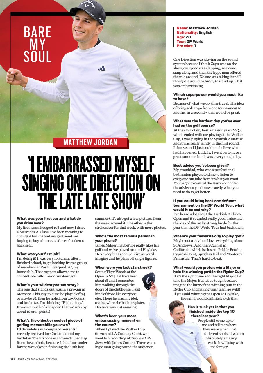 Today's Golfer Preview Pages