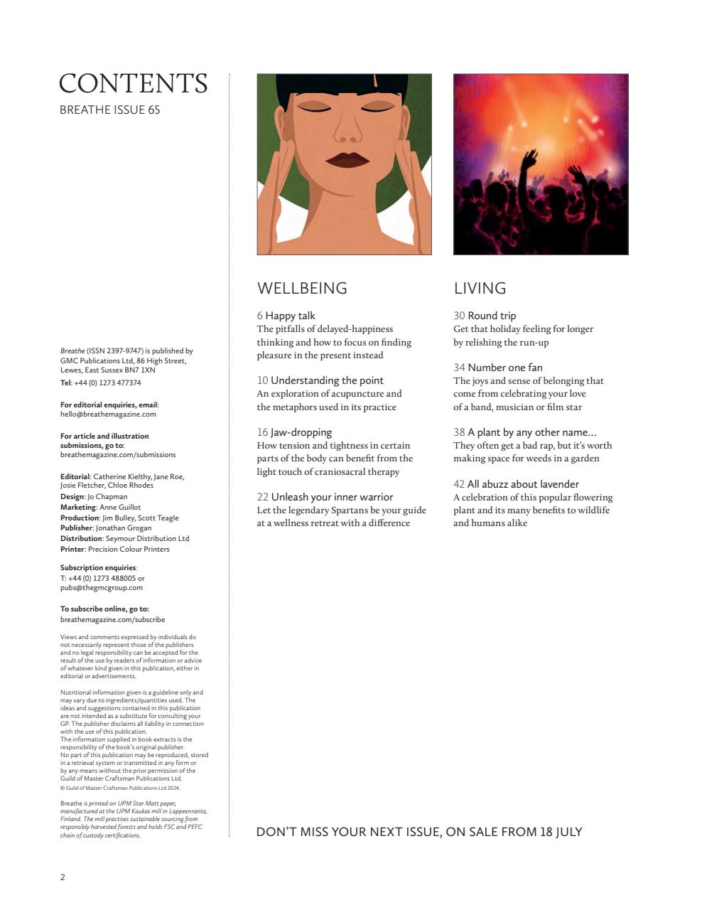 Breathe Preview Pages