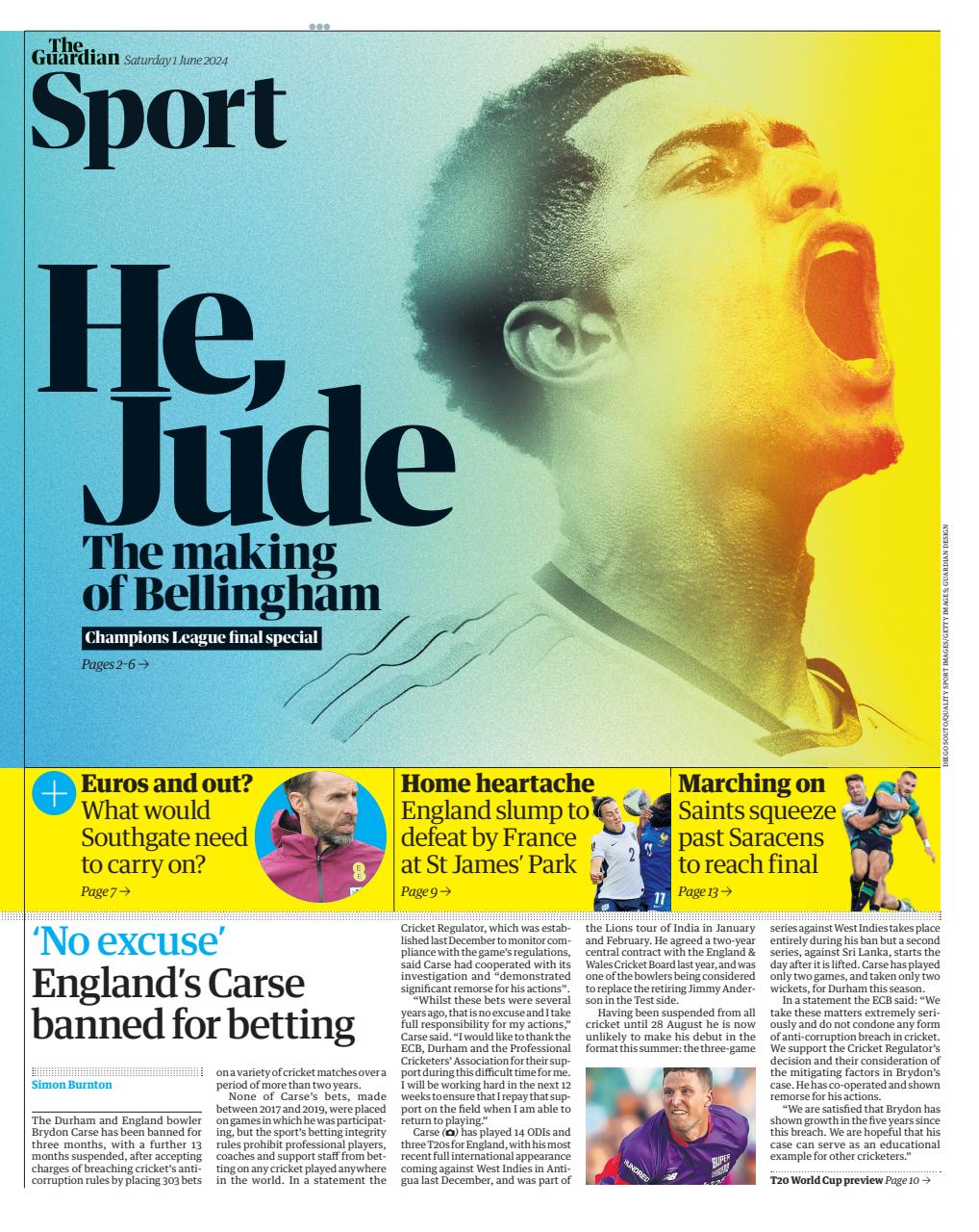 The Guardian Newspaper Preview Pages