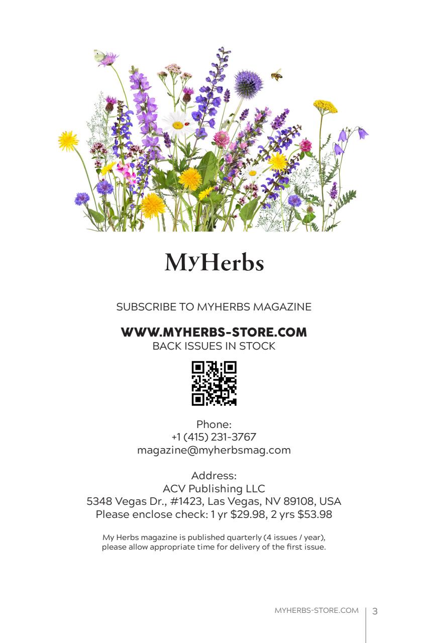 My Herbs Magazine Preview Pages