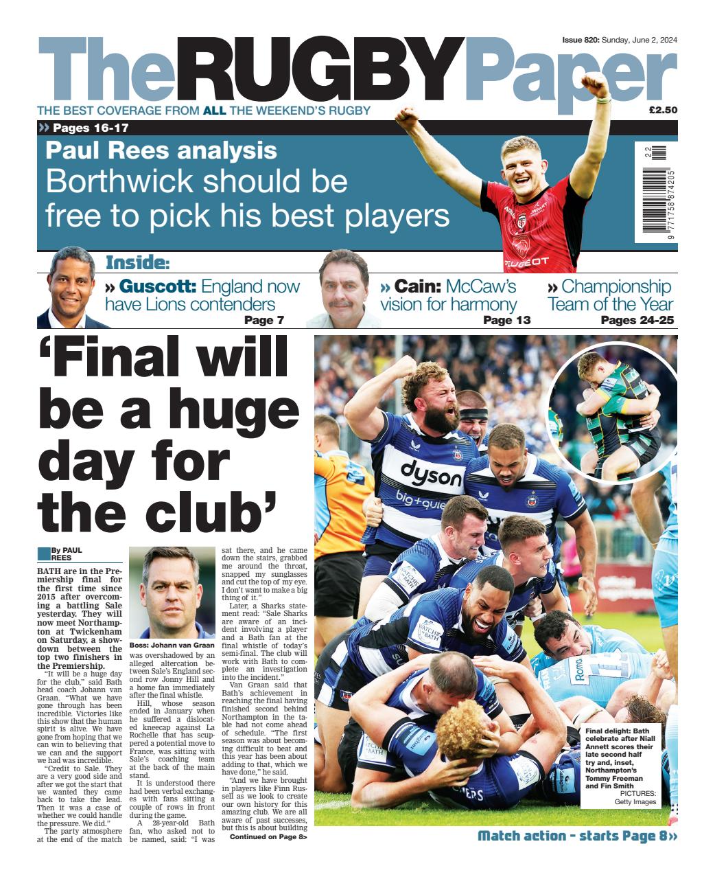The Rugby Paper Preview Pages