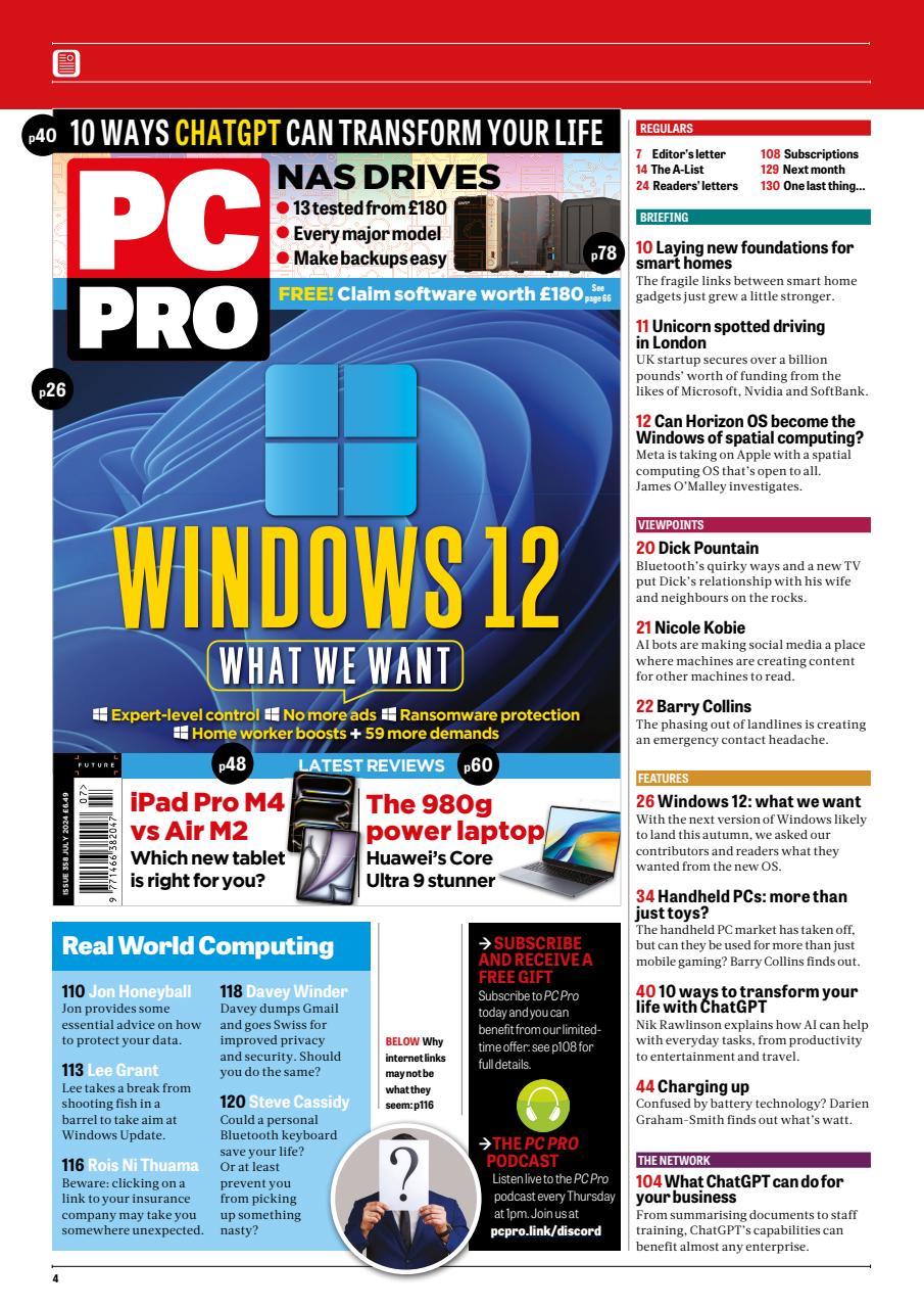 PC Pro Preview Pages