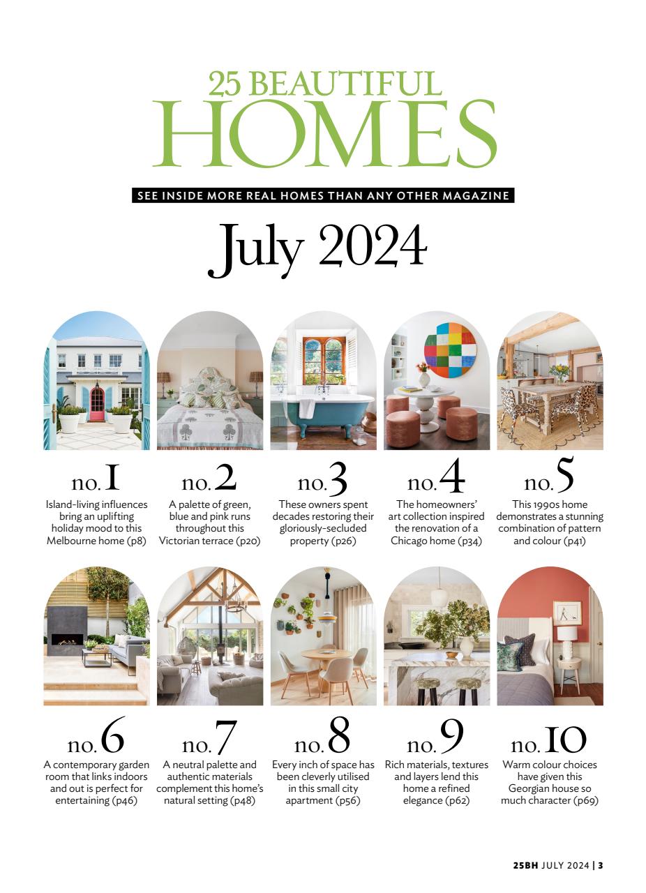25 Beautiful Homes Preview Pages