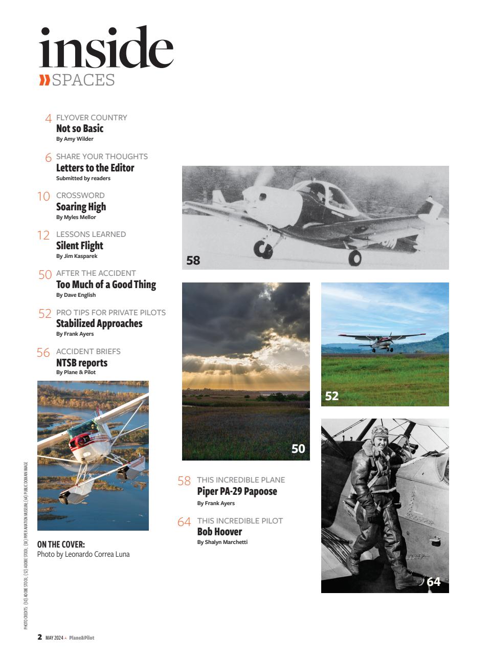 Plane & Pilot Preview Pages