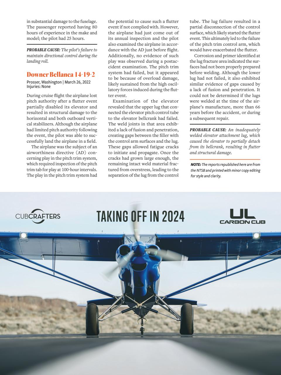 Plane & Pilot Preview Pages