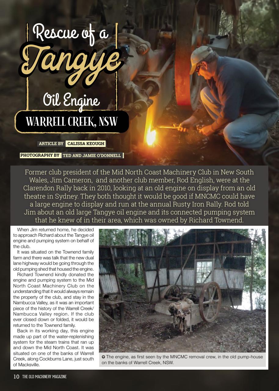 The Old Machinery Magazine Preview Pages