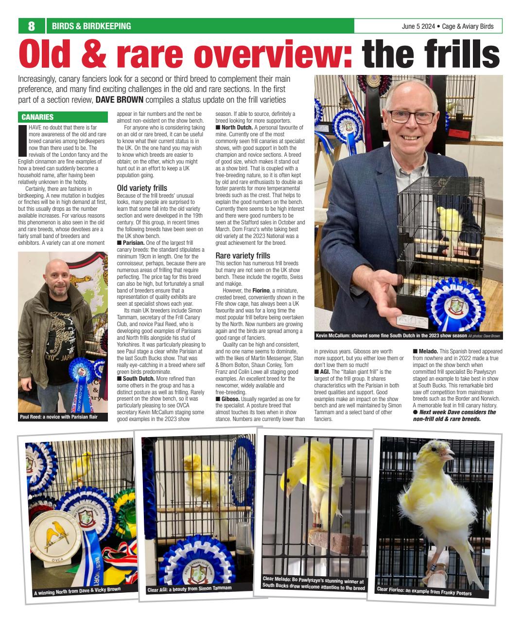 Cage & Aviary Birds Preview Pages