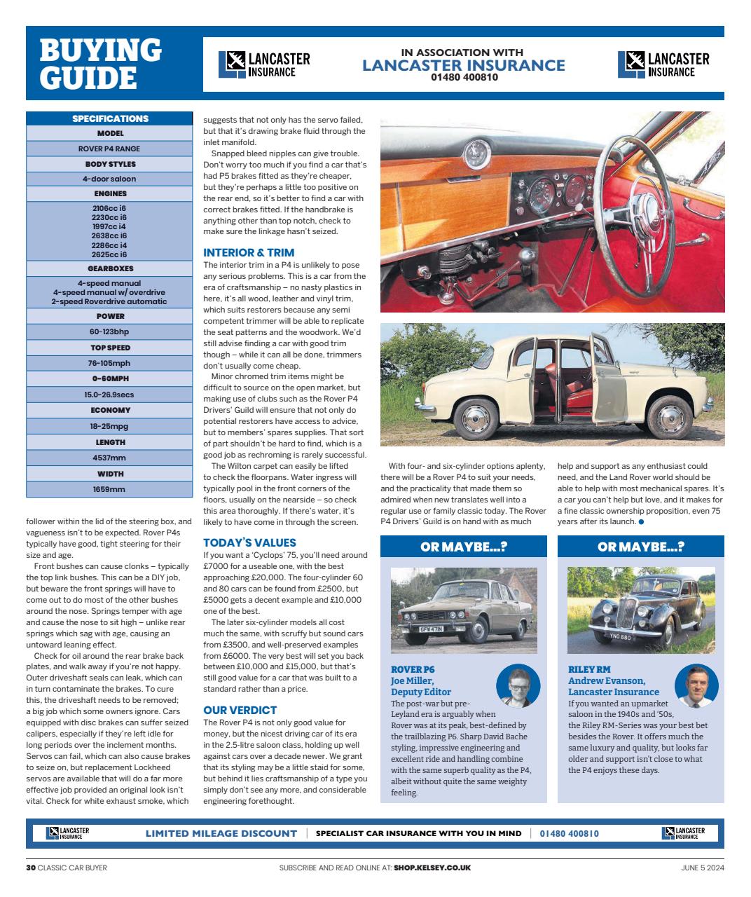 Classic Car Buyer Preview Pages