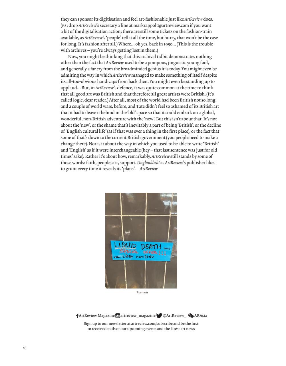 ArtReview Preview Pages