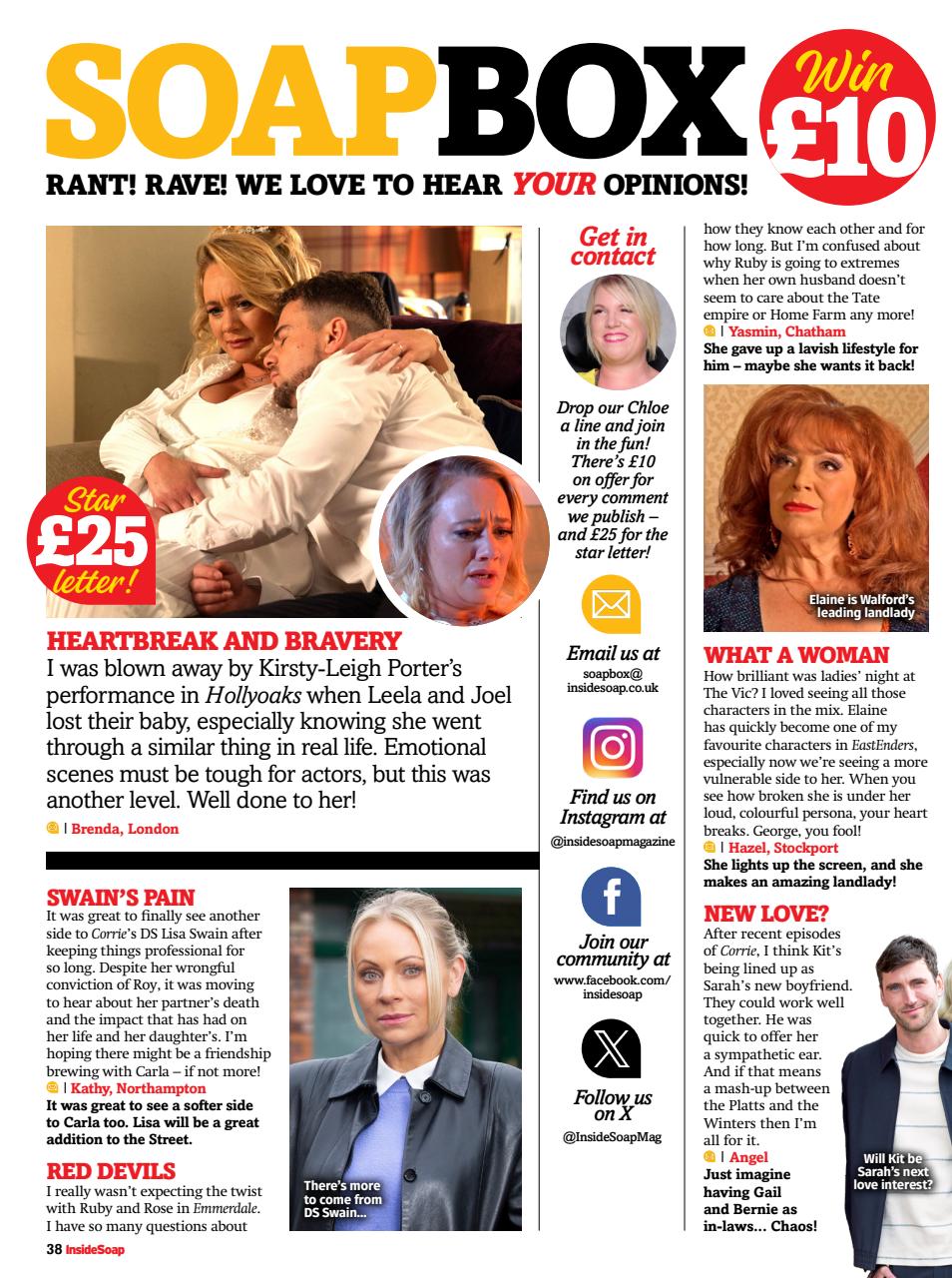 Inside Soap Preview Pages