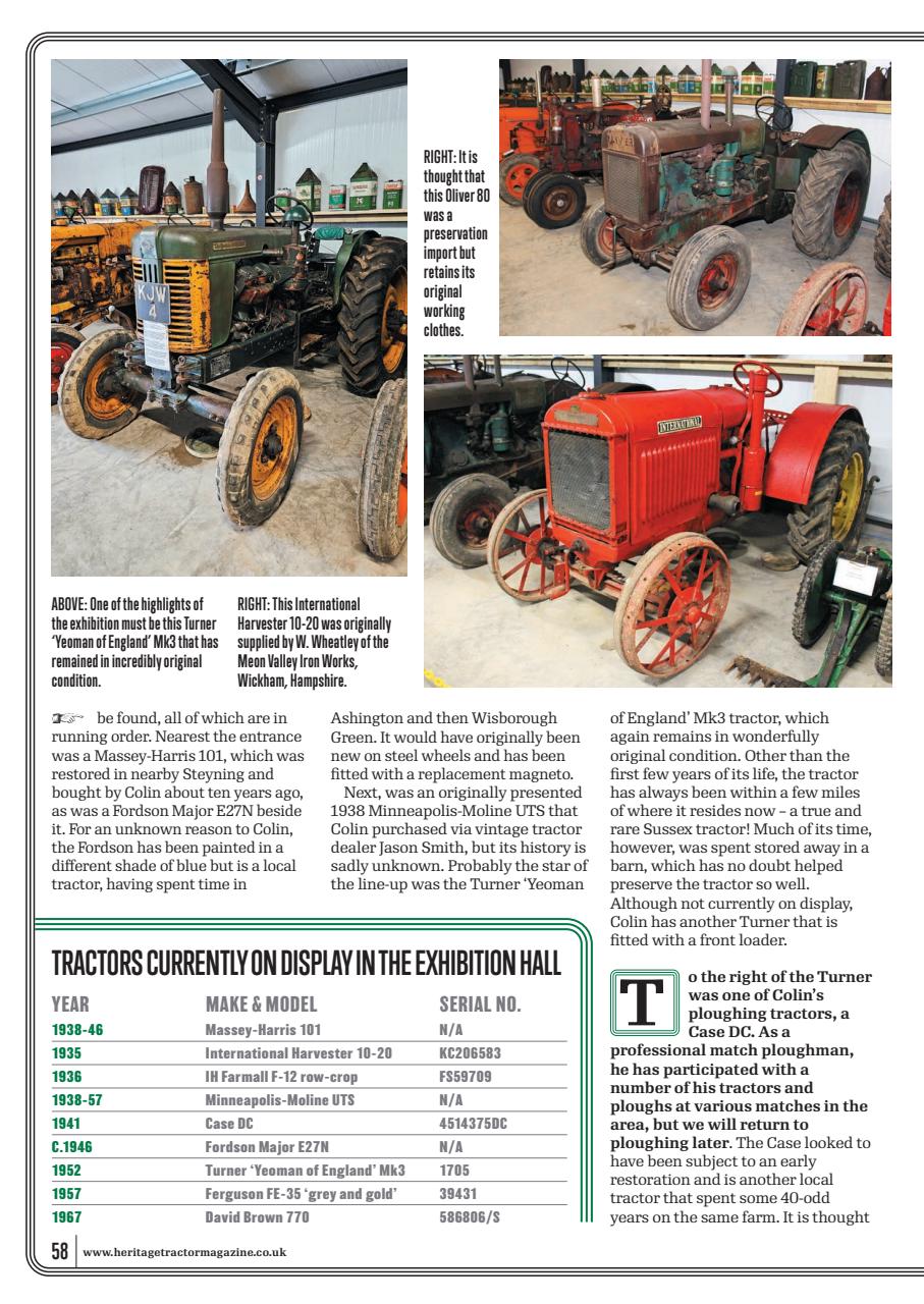 Classic Tractor Preview Pages