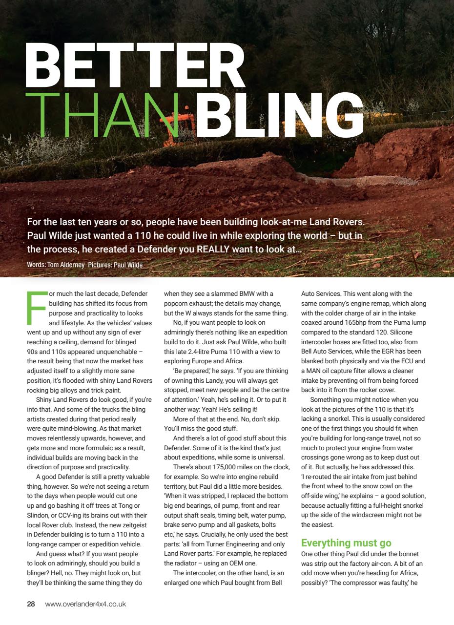 Overlander 4X4 Preview Pages