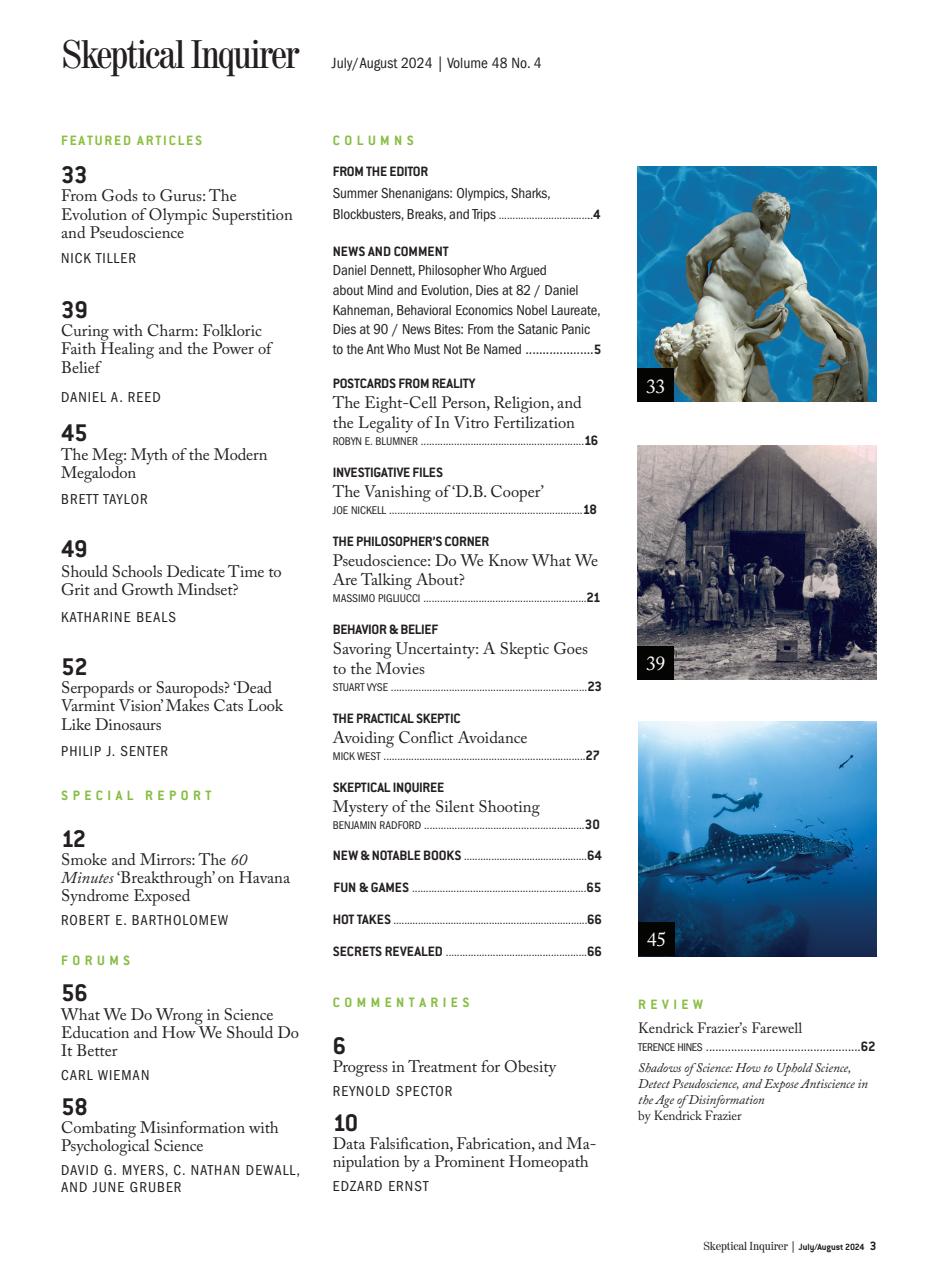 Skeptical Inquirer Preview Pages