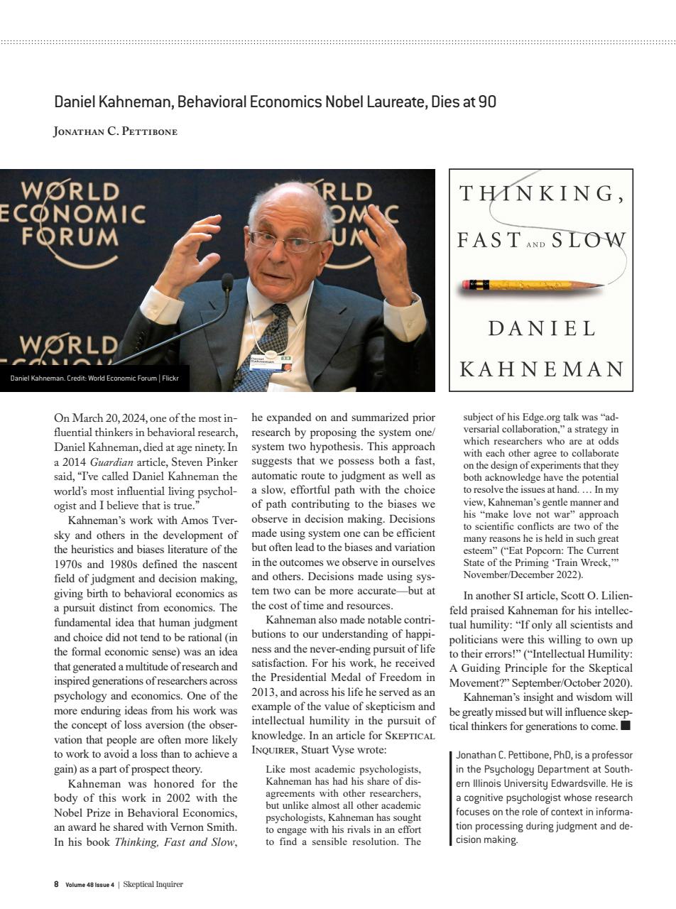 Skeptical Inquirer Preview Pages