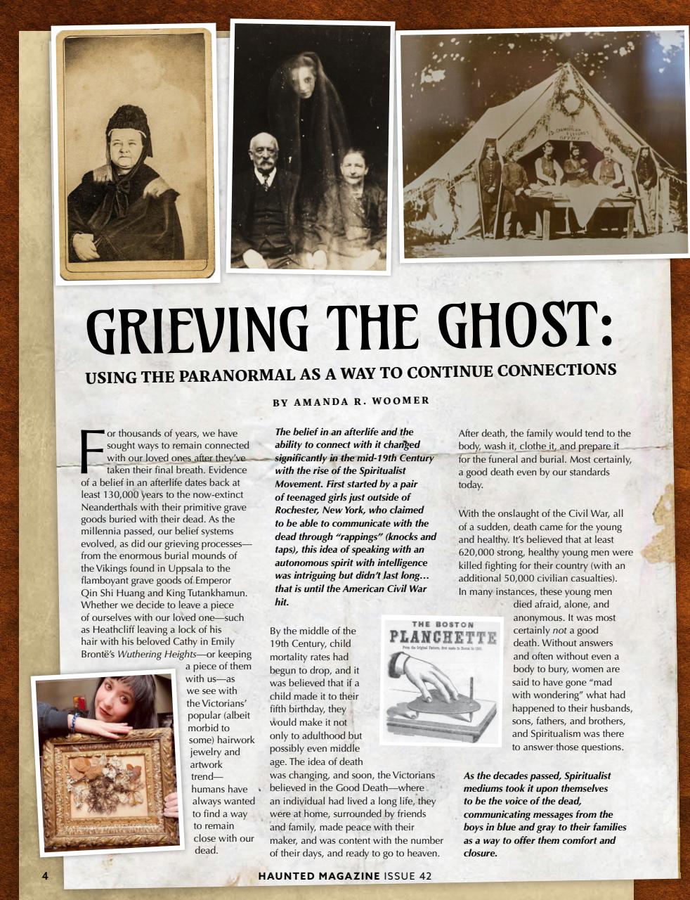 Haunted Magazine Preview Pages