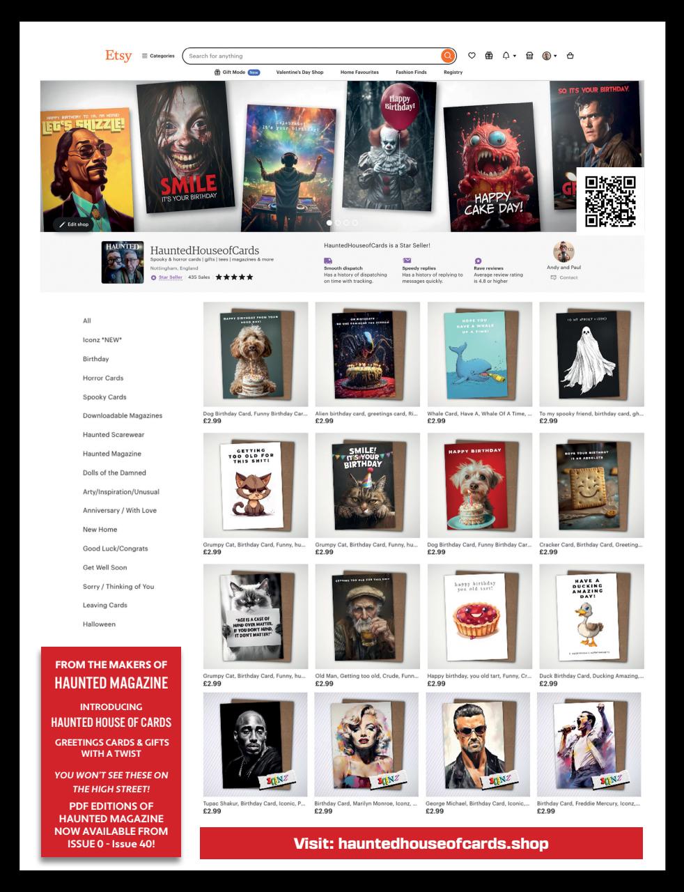 Haunted Magazine Preview Pages