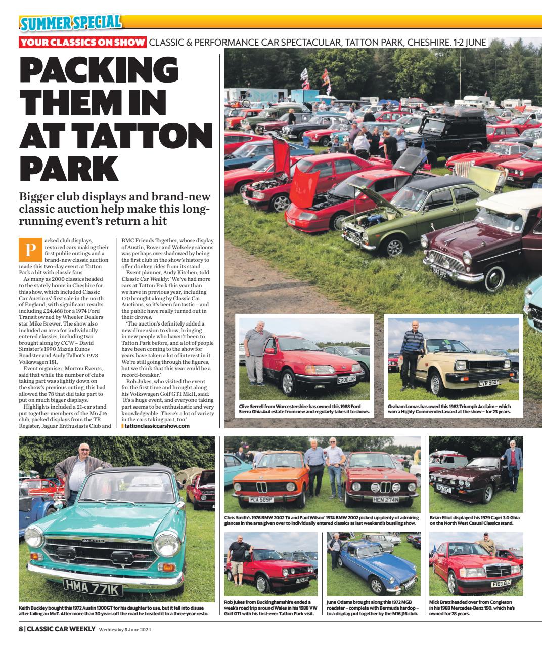 Classic Car Weekly Preview Pages