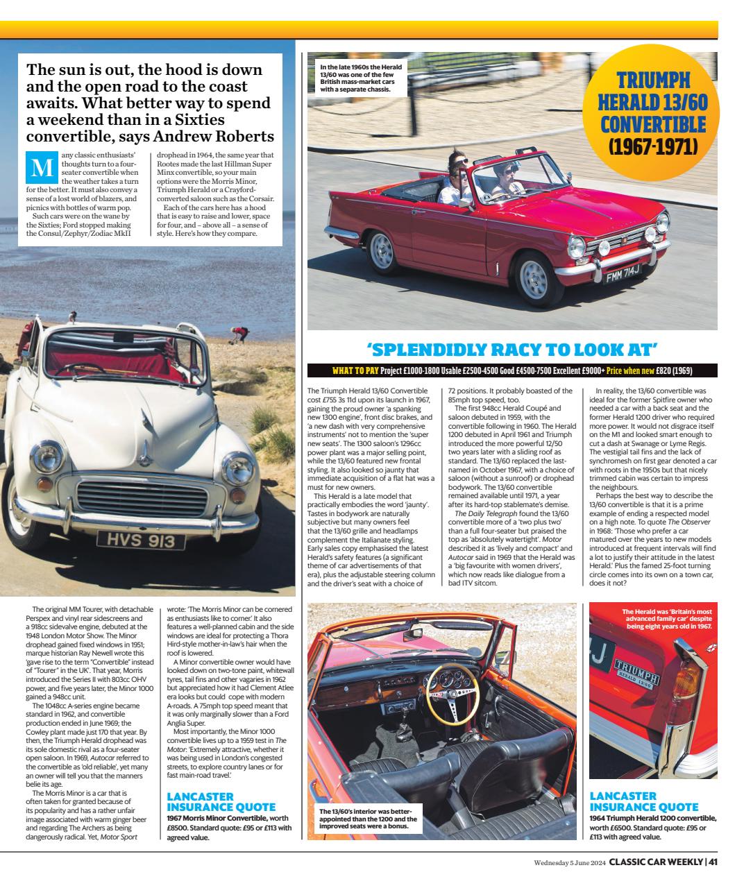 Classic Car Weekly Preview Pages