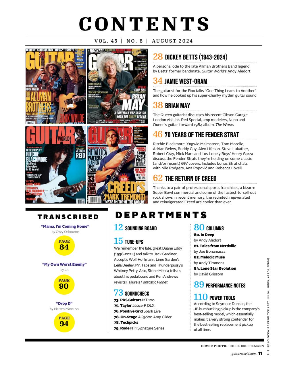 Guitar World Preview Pages