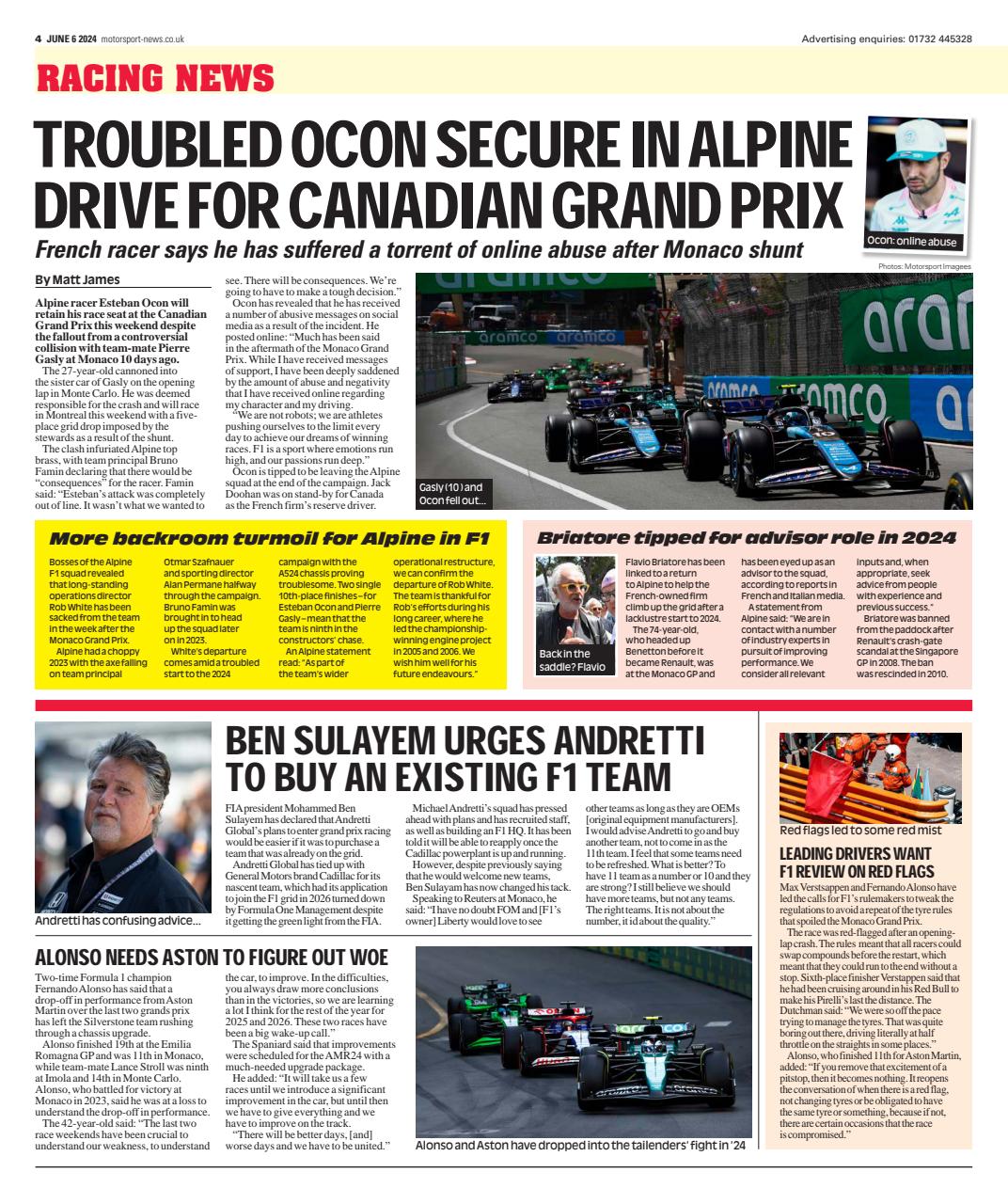 Motorsport News Preview Pages