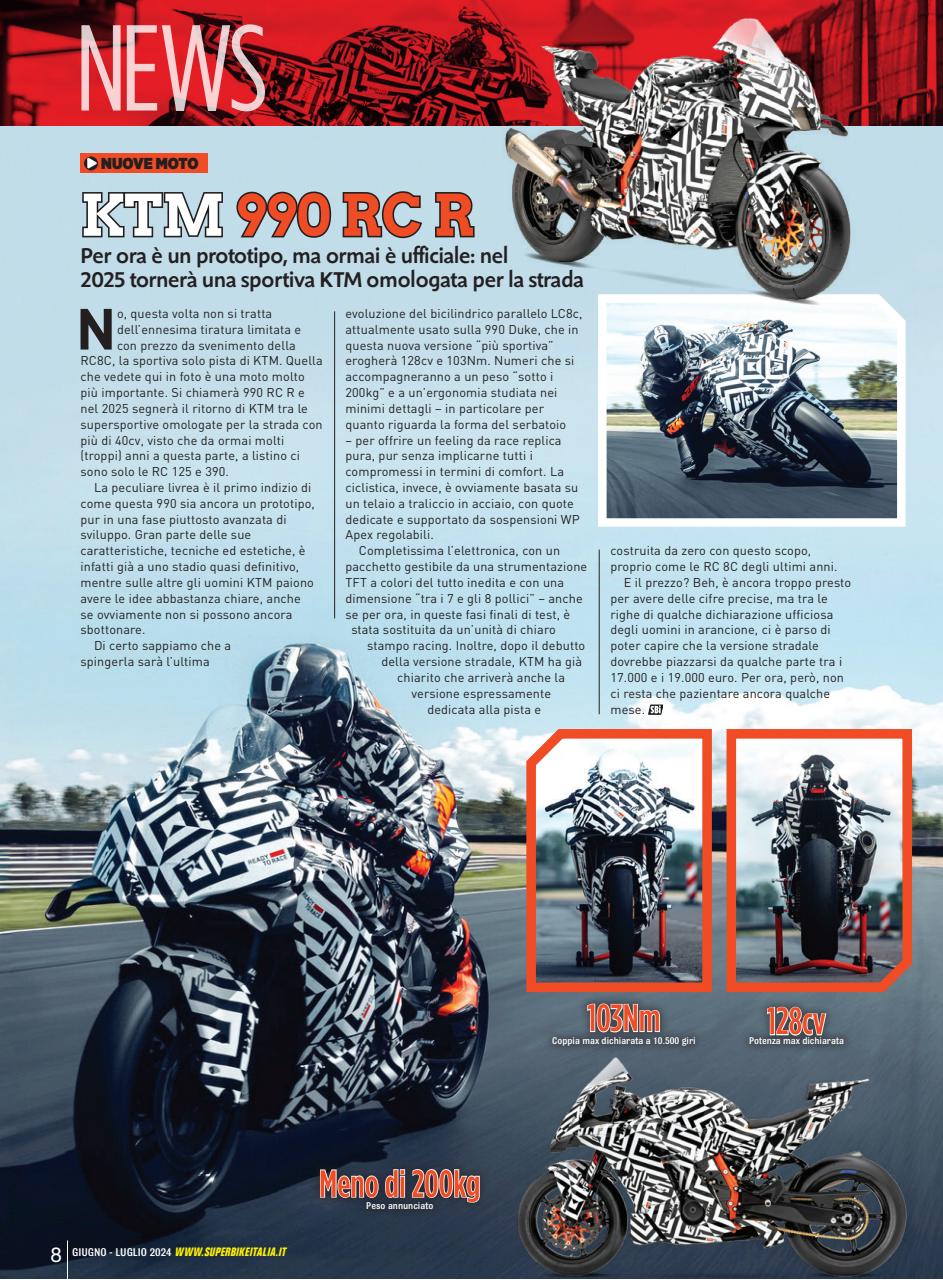Superbike Italia Preview Pages