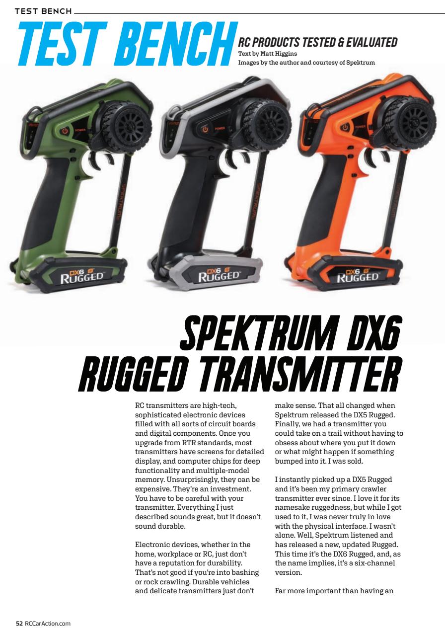 RC Car Action Preview Pages