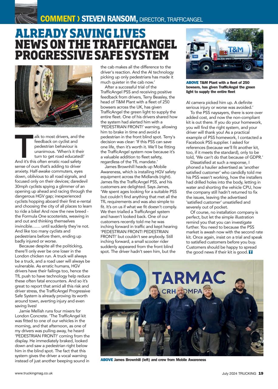 Trucking Magazine Preview Pages