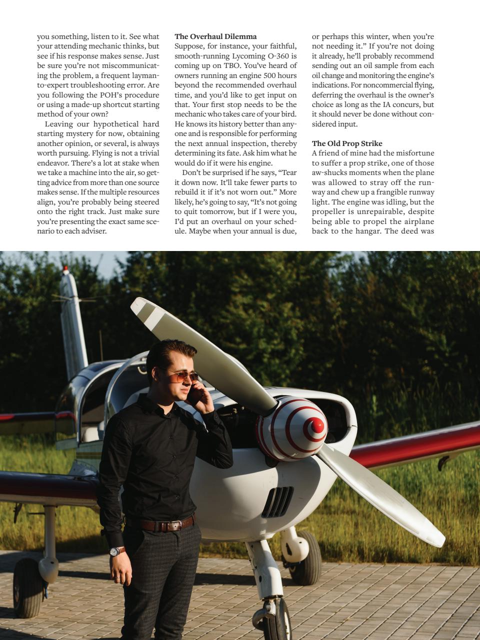 Plane & Pilot Preview Pages