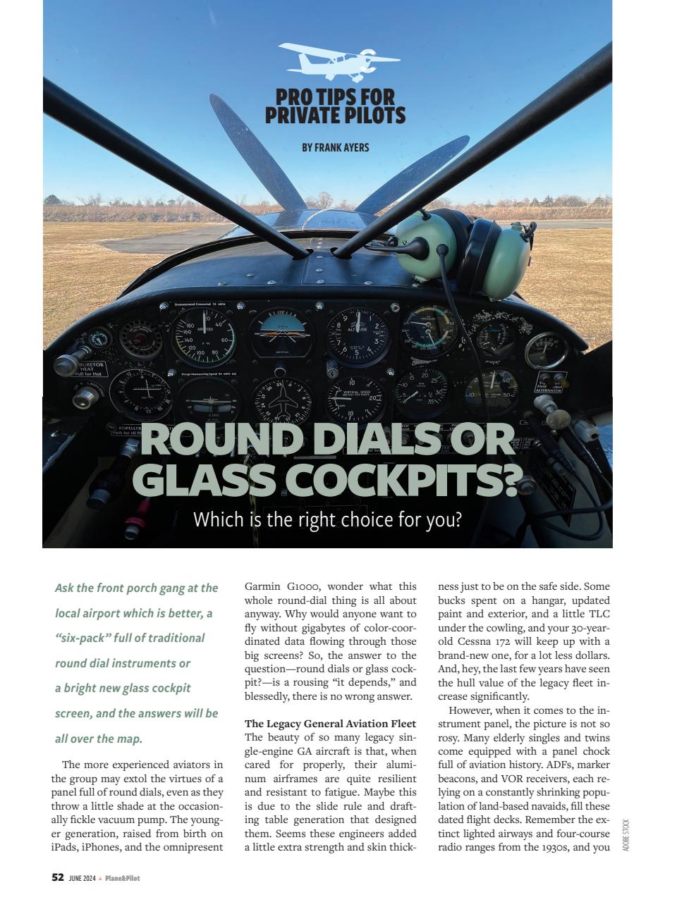 Plane & Pilot Preview Pages