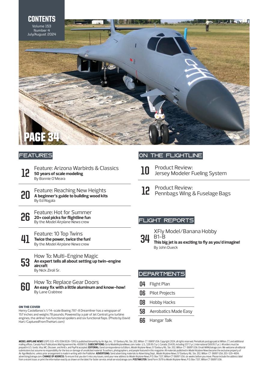 Model Airplane News Preview Pages