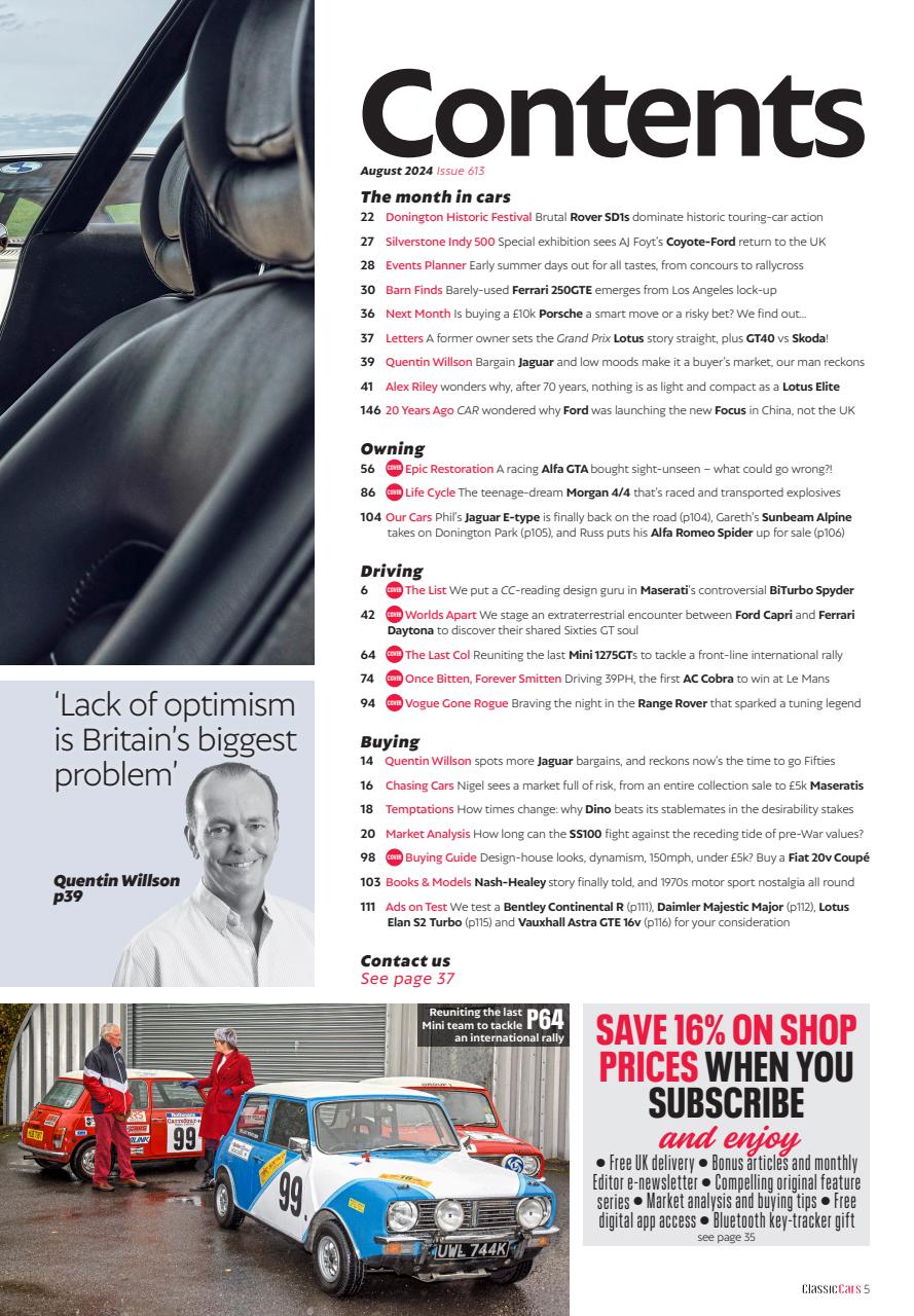 Classic Cars Preview Pages