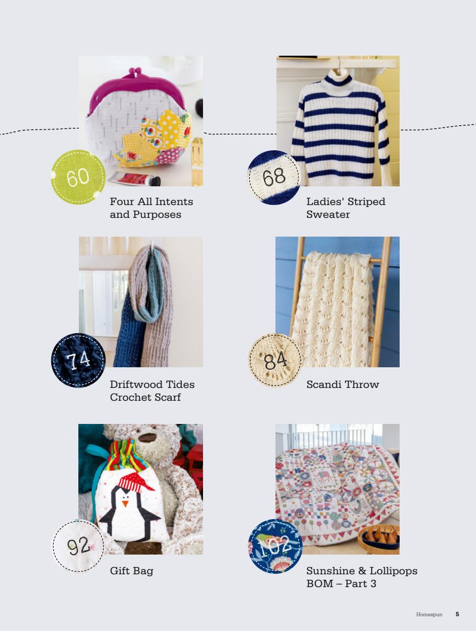 Homespun Preview Pages