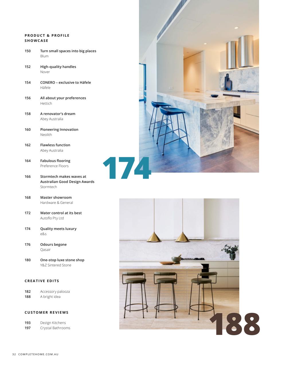 Kitchens & Bathrooms Quarterly Preview Pages