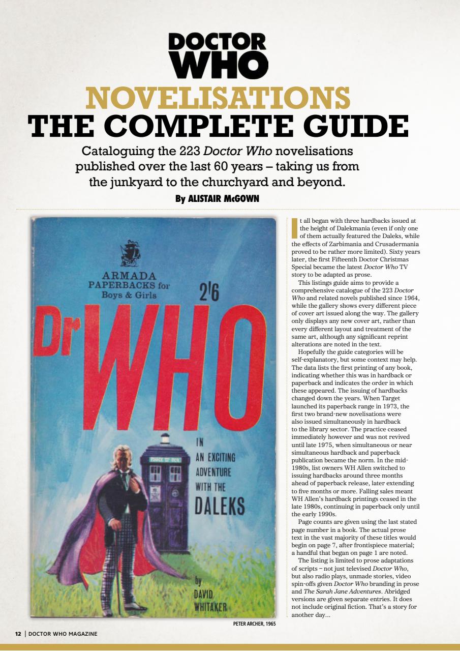Doctor Who Magazine Preview Pages