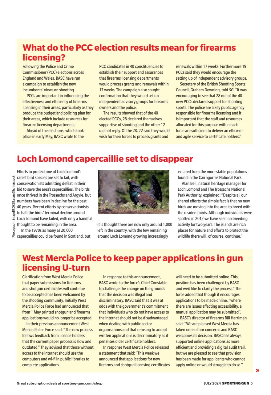 Sporting Gun Preview Pages