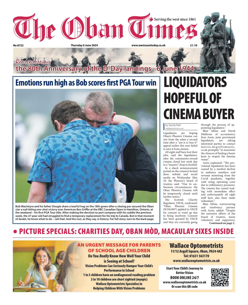 The Oban Times & Lochaber Times Preview Pages