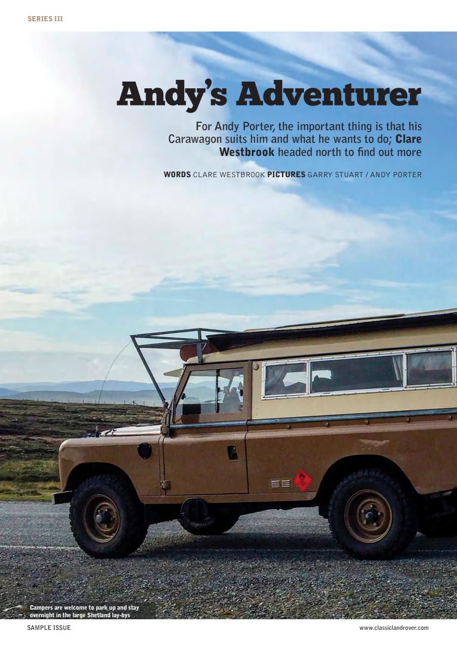 Classic Land Rover Magazine Preview Pages