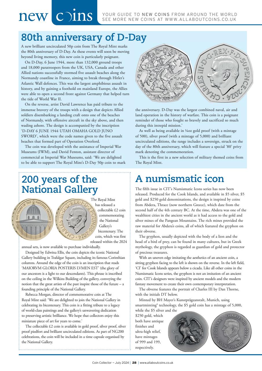 Coin Collector Preview Pages